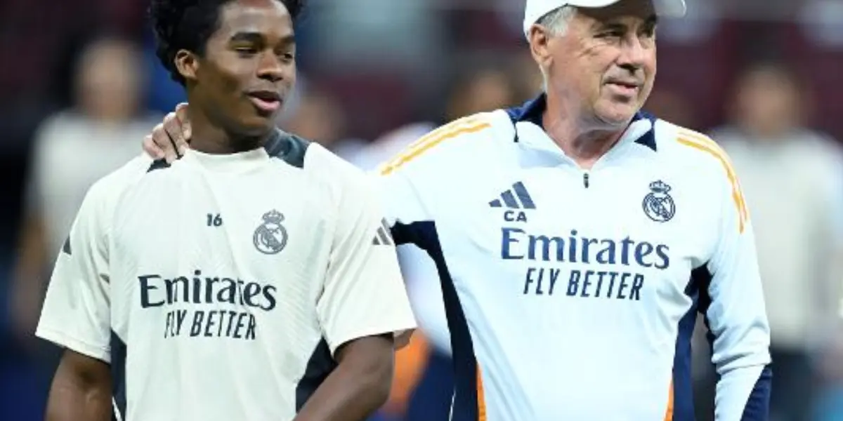 Endrick e Carlo Ancelotti no Real Madrid