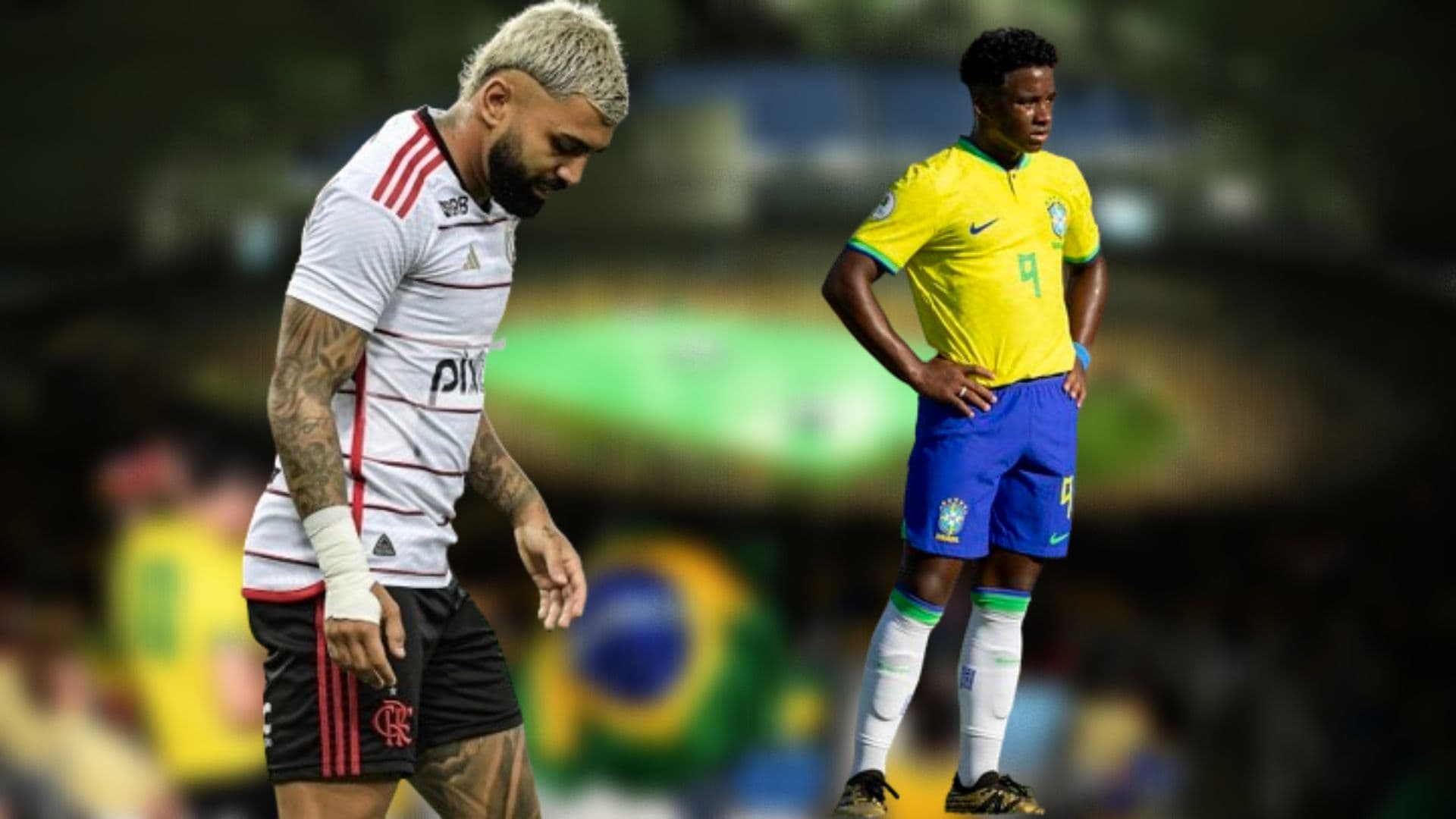 Endrick e Gabigol perdem pênalti
