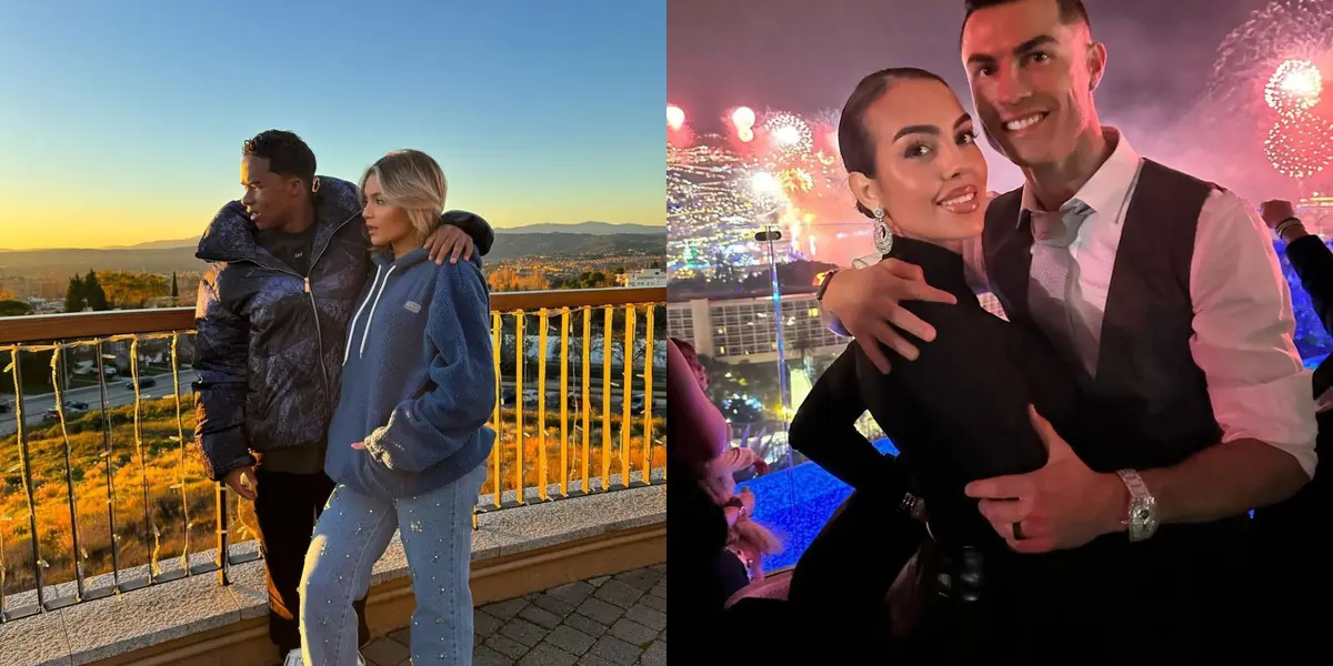 Endrick e Gabriely Miranda, Cristiano Ronaldo e Georgina Rodríguez