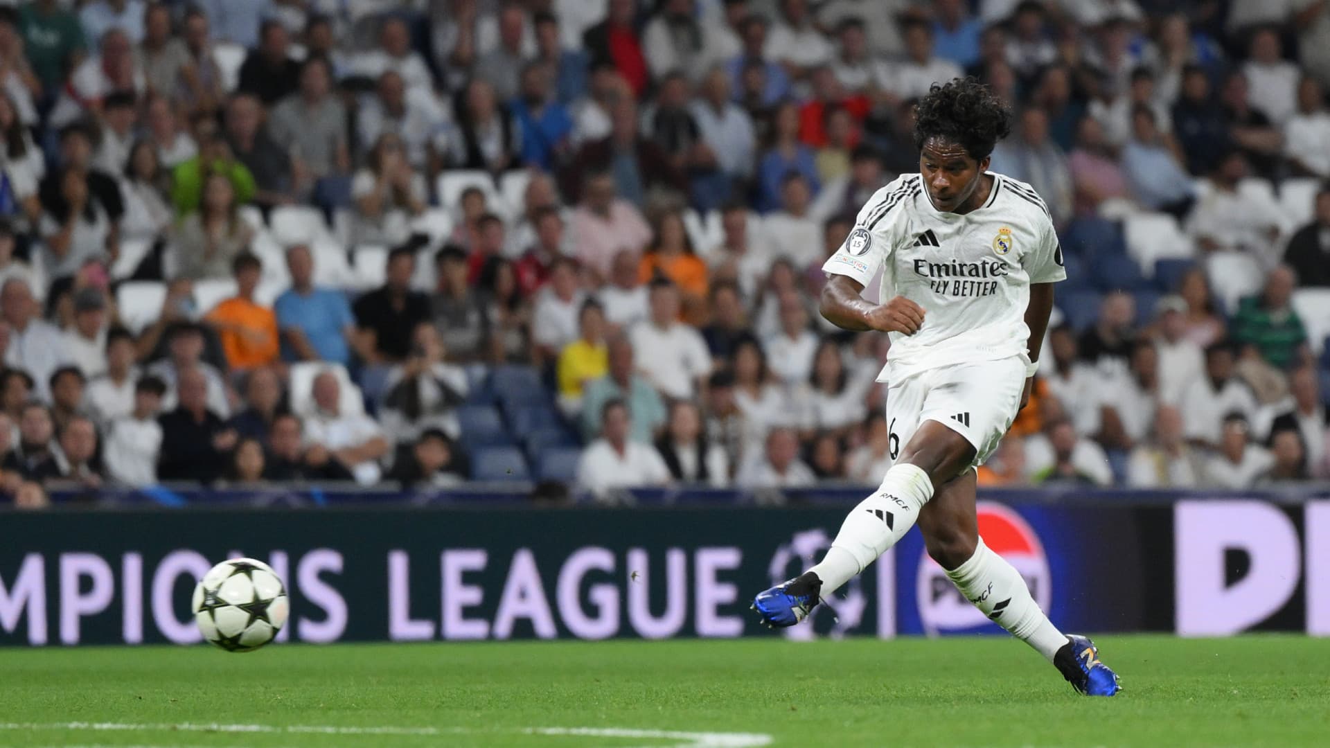 Endrick em ação pelo Real Madrid