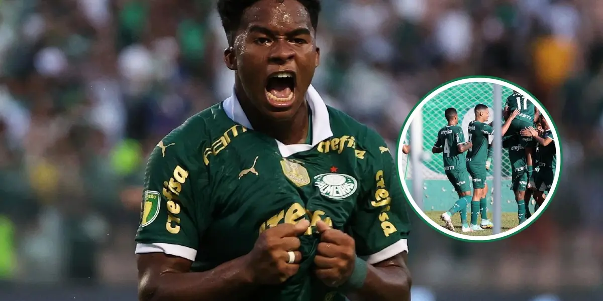 Endrick em destaque pelo Verdão