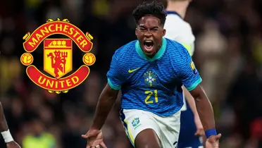 Endrick foi parar no perfil oficial do Manchester United
