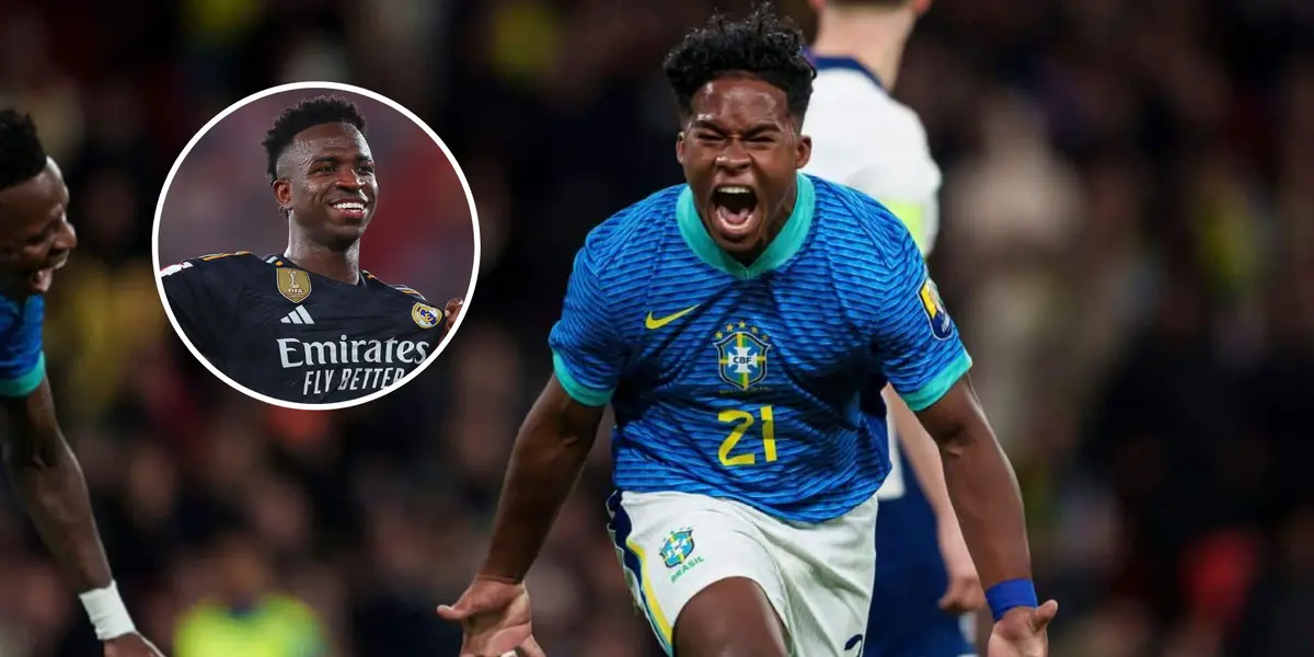 Endrick marcou o seu primeiro gol pelo Brasil e empolga