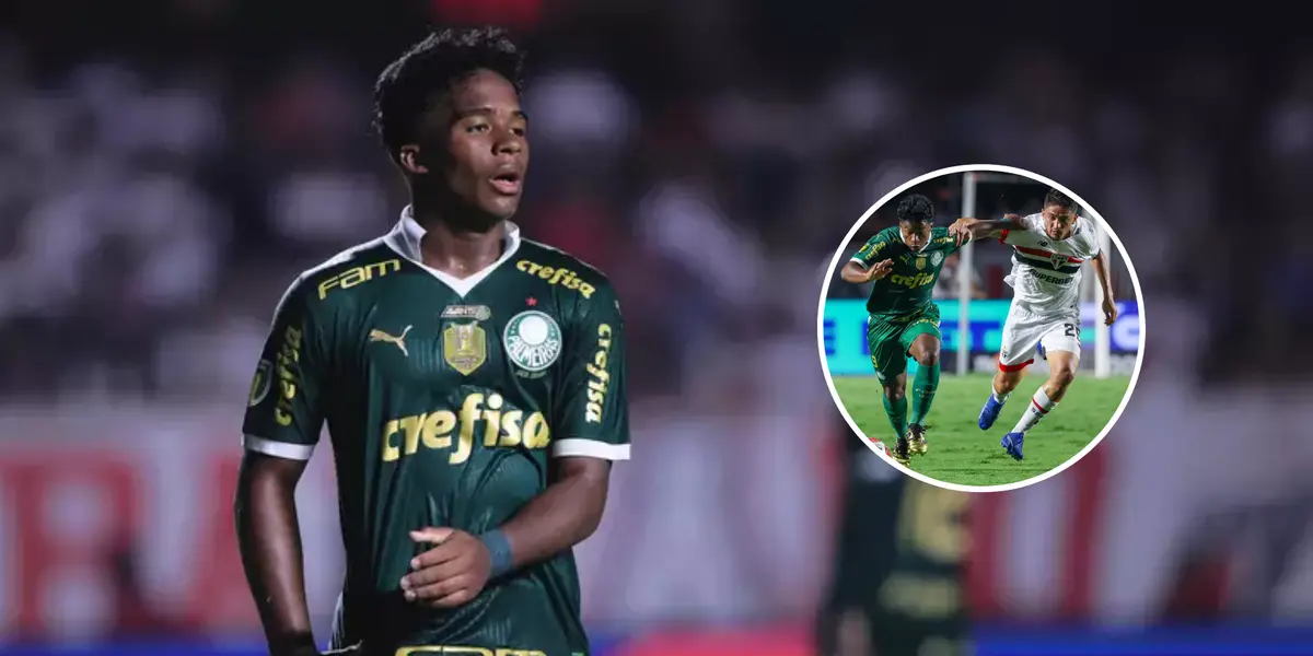 Endrick não fez um bom jogo e o Palmeiras ficou no empate