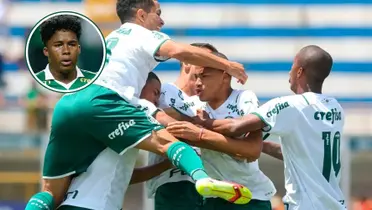 Endrick no detalhe pelo Palmeiras