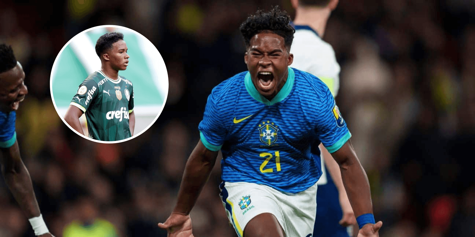 Endrick no Palmeiras e Seleção