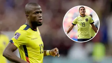 Enner Valencia e Kendry Páez em ação pela Seleção do Equador