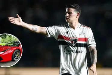 Enquanto James Rodriguez tem um jato, esse é o carro Jhon Arias