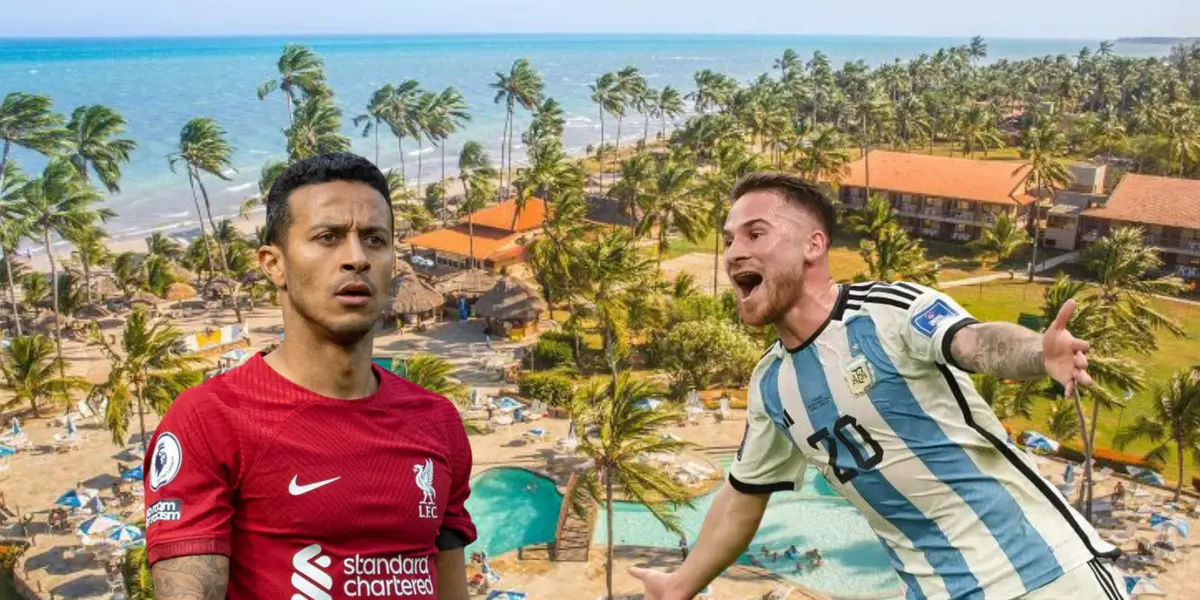 Enquanto Liverpool decide futuro de Alcântara, Mac Allister curte alguns dias de férias