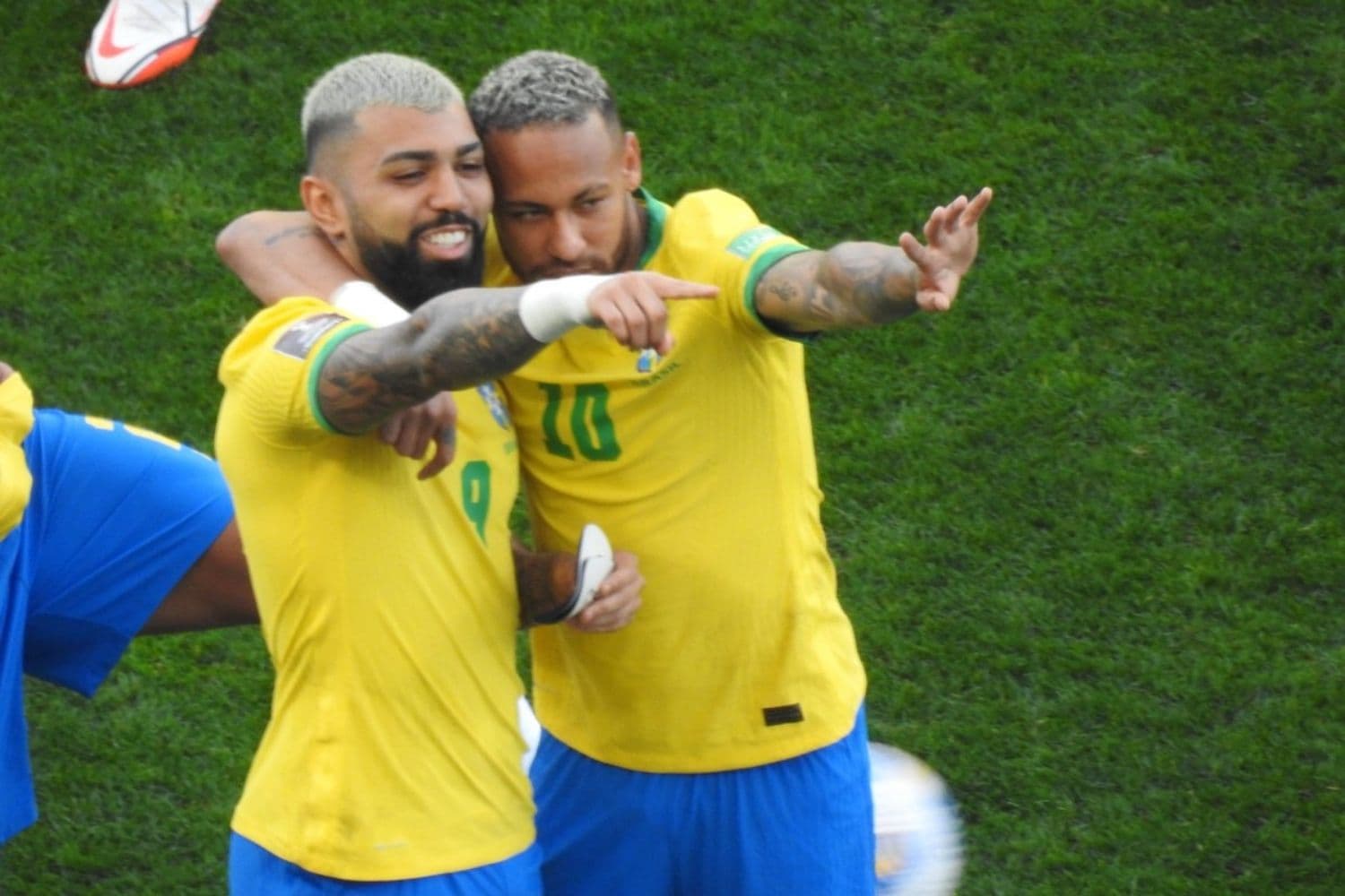 Enquanto partida não ocorreu, o momento foi bem aproveitado para que Neymar e Gabriel Barbosa voltasse a se falar