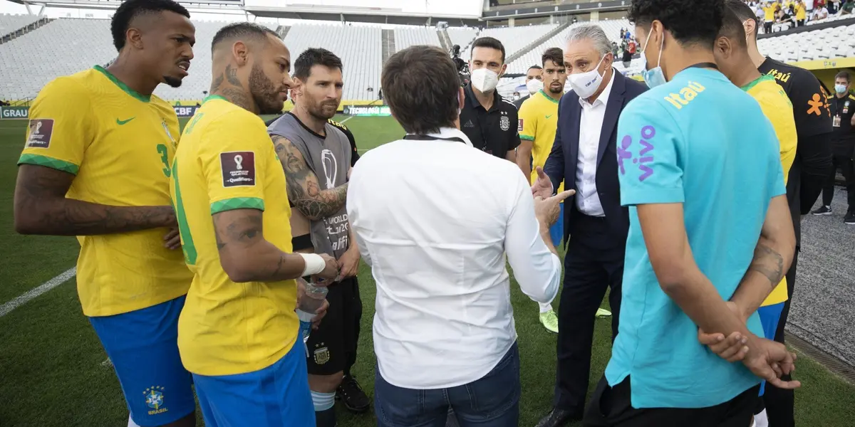 Entidade máxima do futebol sul-americano, Conmebol apenas assiste a tragédia criada no clássico Brasil x Argentina