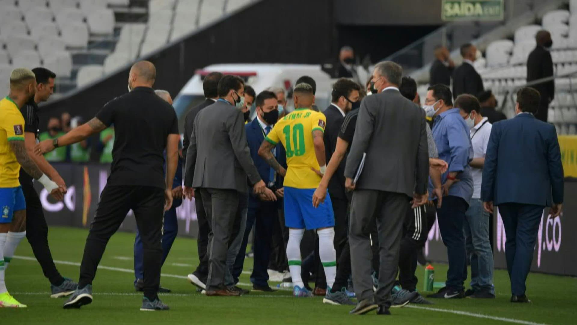 Entidade publicou nota e apontou culpados sobre a suspensão do jogo