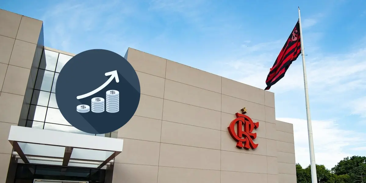 Entrada da parte principal do CT do Flamengo