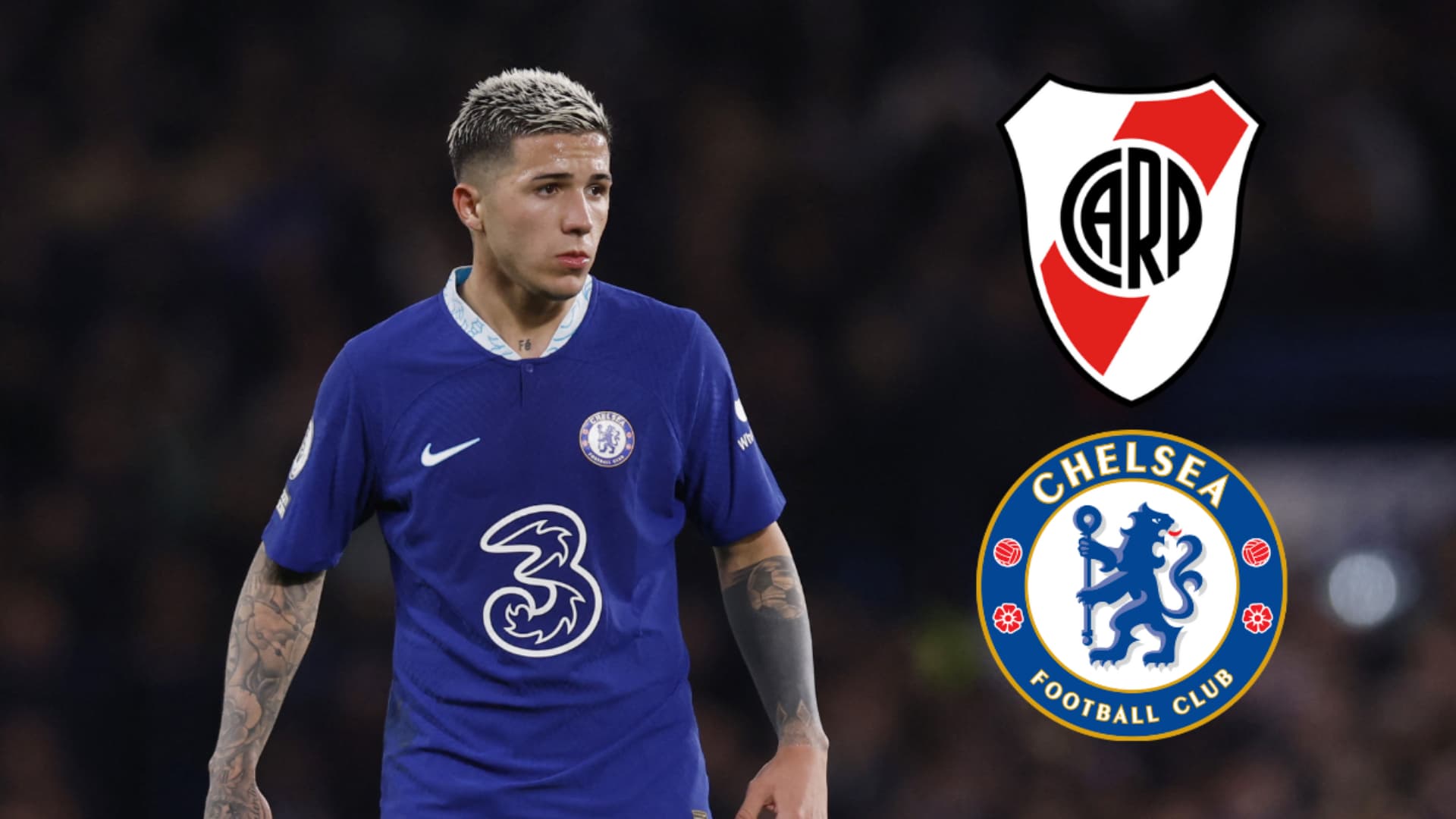 Enzo Fernández em ação pelo Chelsea