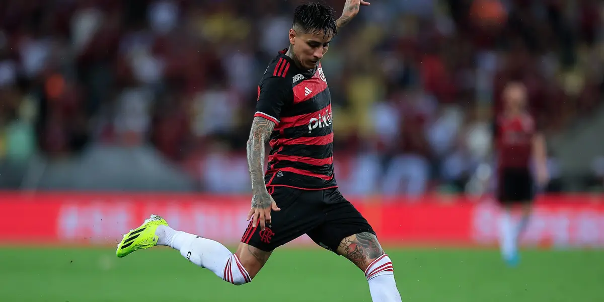 Erick Pulgar em ação pelo Flamengo