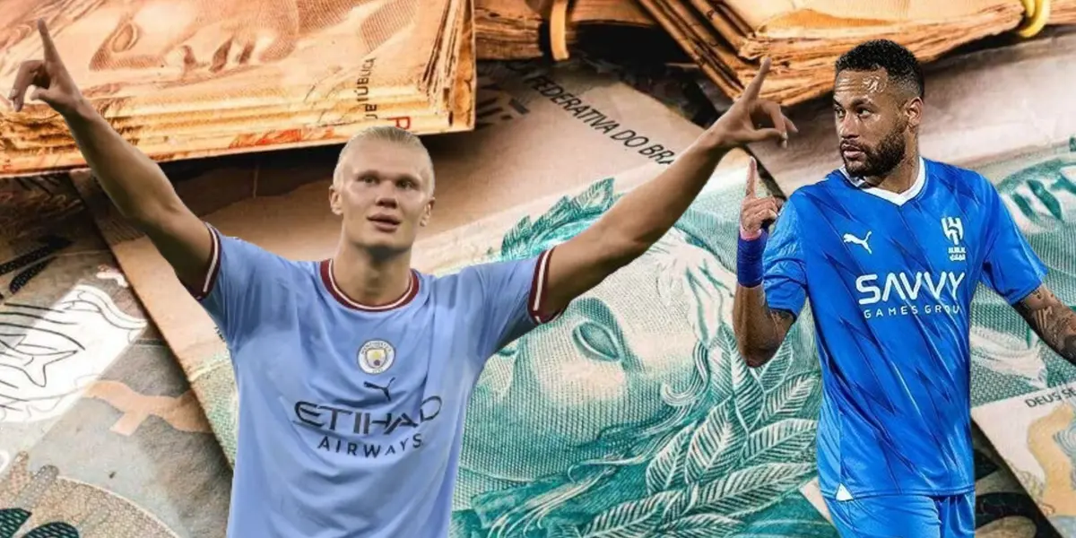 Erling Haaland e Neymar Júnior