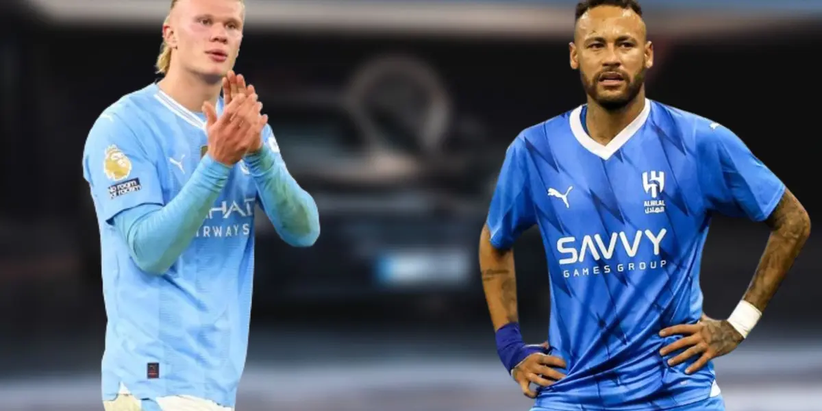 Erling Haaland e Neymar Júnior