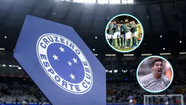 Escudo do Cruzeiro em destaque