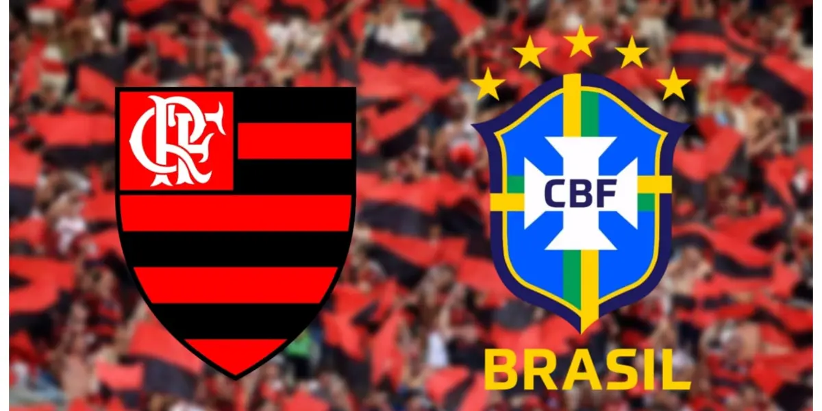 Escudo do Flamengo e da Seleção Brasileira