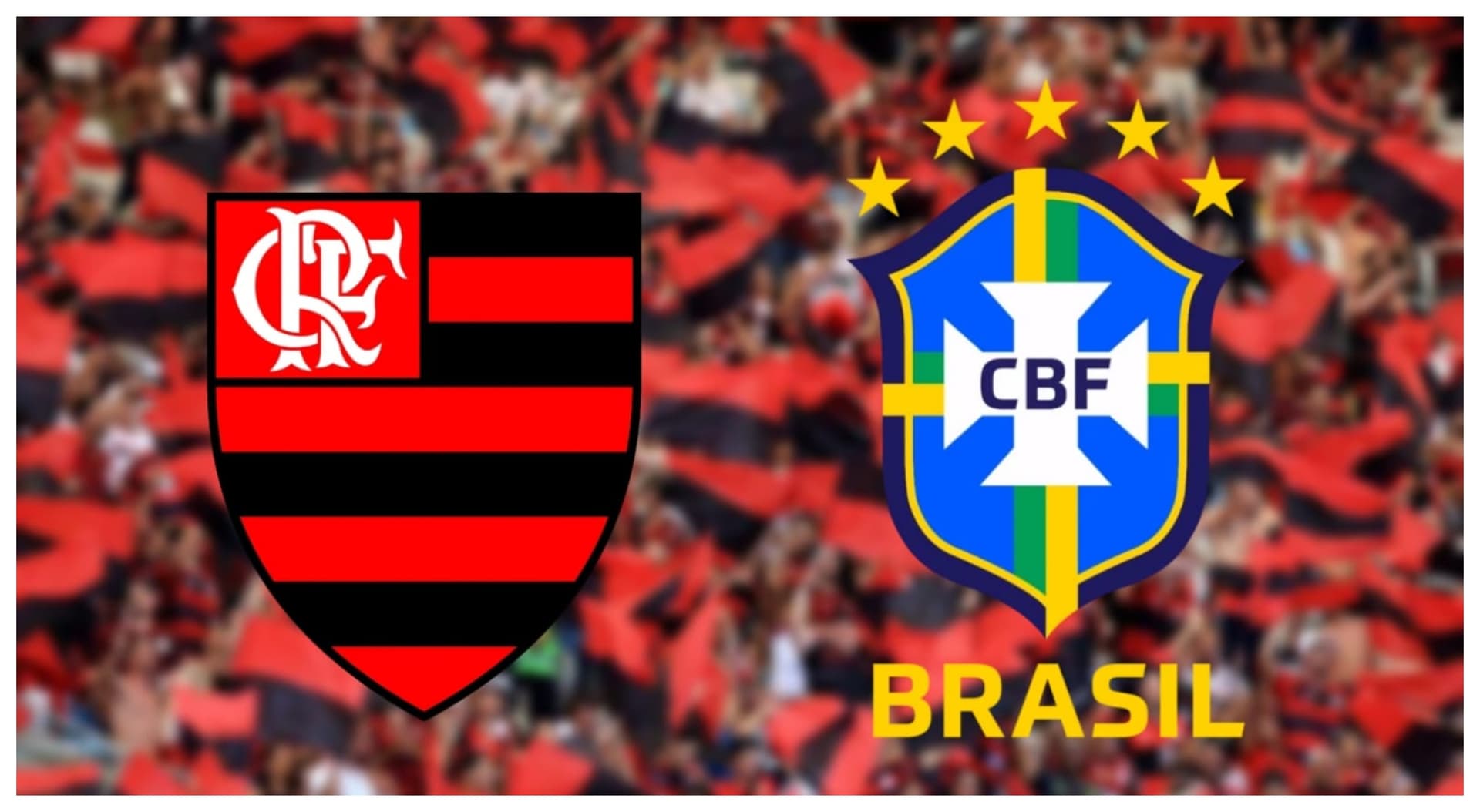 Escudo do Flamengo e da Seleção Brasileira