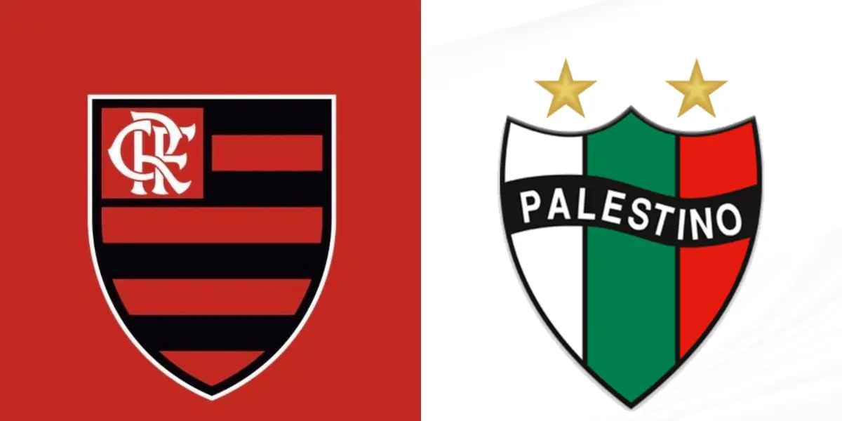 Escudo do Flamengo e Palestino