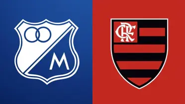 Escudo do Millonarios e do Flamengo