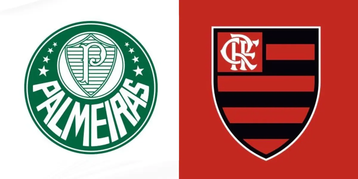 Escudo do Palmeiras e do Flamengo
