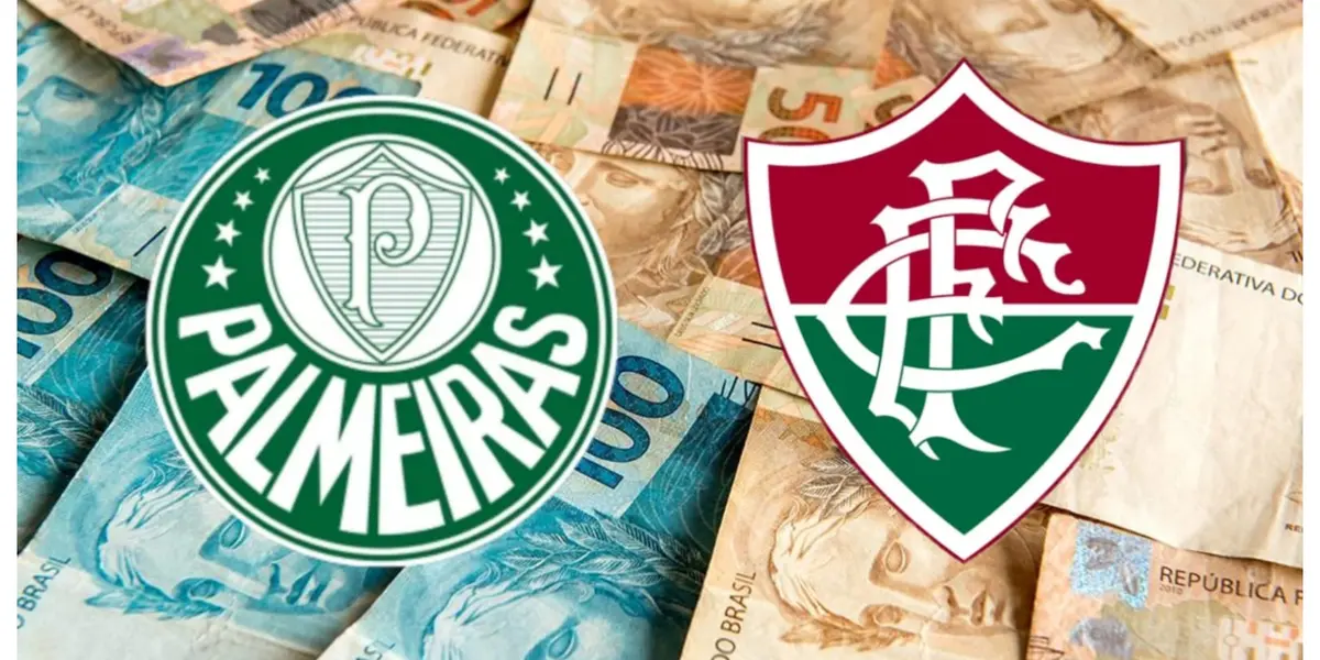 Escudo do Palmeiras e escudo do Fluminense