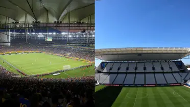 Estadio Maracaná e Arena Corinthians.