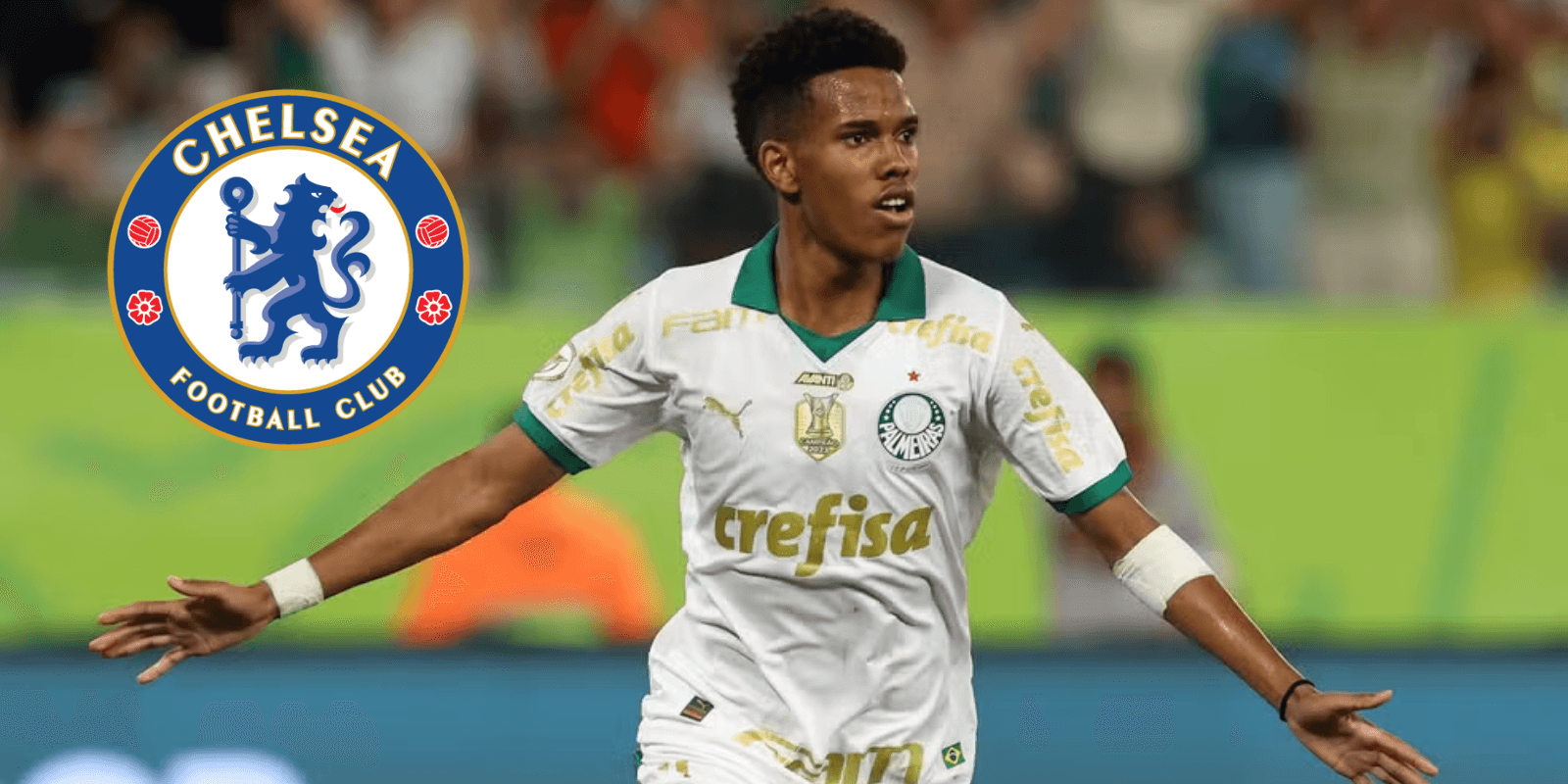 Estêvão é disputado pelo Chelsea e Bayern