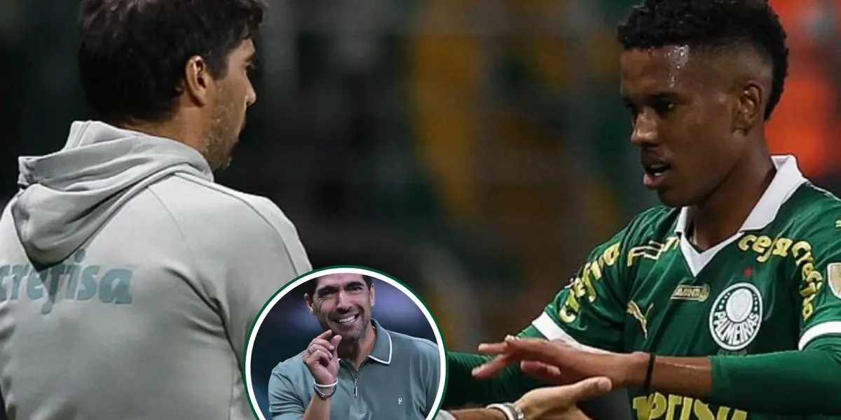 Estevão em destaque pelo Palmeiras