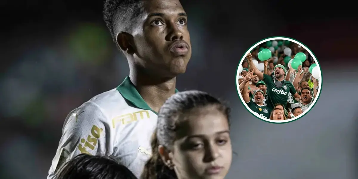 Estevão em destaque pelo Palmeiras