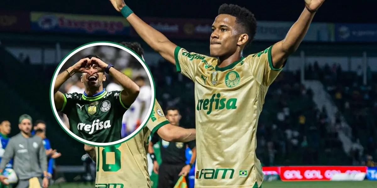 Estevão em destaque pelo verdão