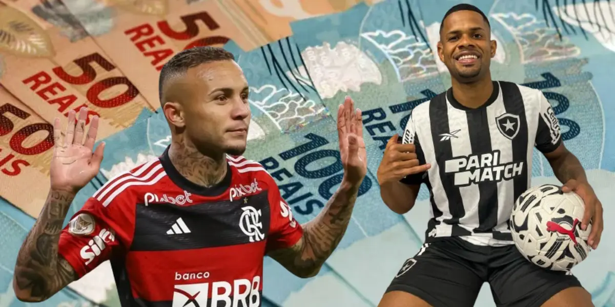 Everton Cebolinha e Júnior Santos