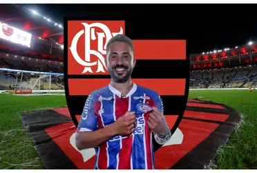 Everton Ribeiro com a camisa do Bahia