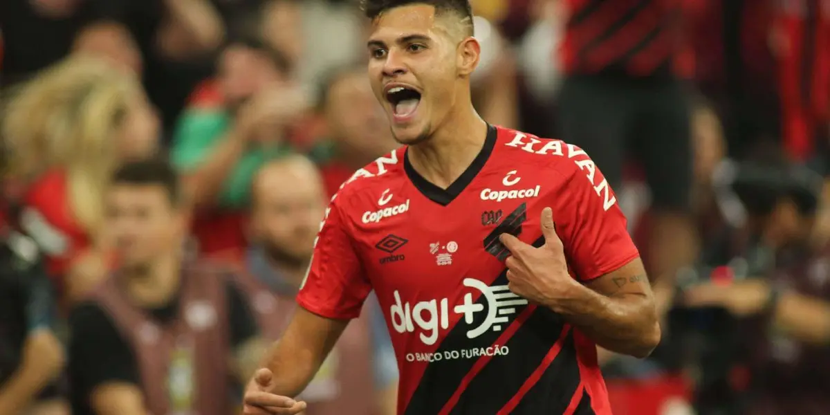 Ex-Athletico-PR, Bruno Guimarães foi à loucura com bicampeonato da Copa Sul-Americana