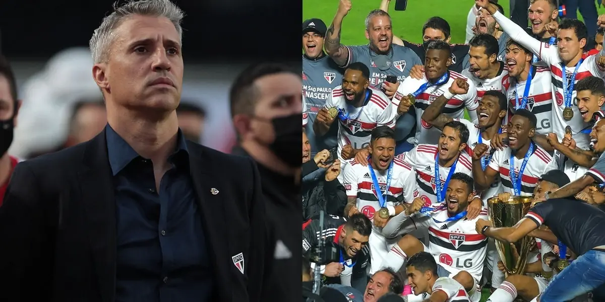 Ex-técnico do São Paulo, Hernán Crespo quer dar o troco de sua demissão e tirar dois titulares para seu “novo time”