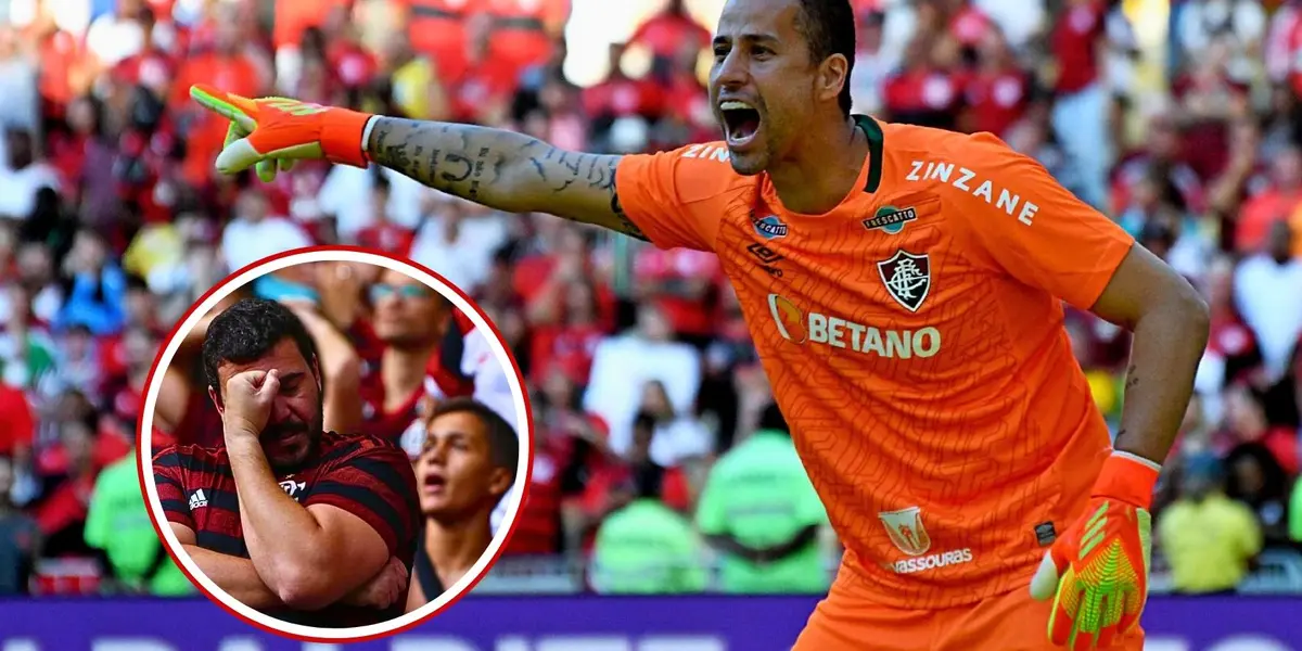 Fábio em destaque pelo Fluminense