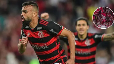 Fabricio Bruno comemora gol sobre o Cruzeiro