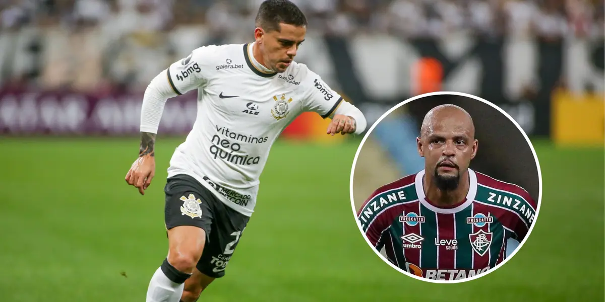 Fagner e ao lado Felipe Melo