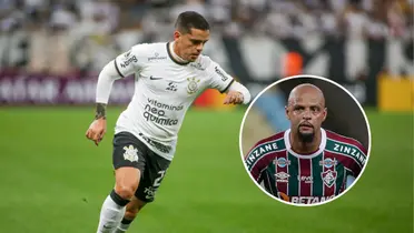 Fagner e ao lado Felipe Melo