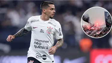 Fagner em jogo pelo Corinthians