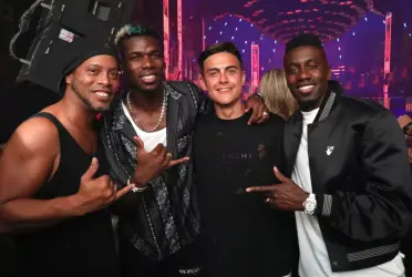Faltou apenas Neymar na luxuosa festa de Ronaldinho Gaúcho