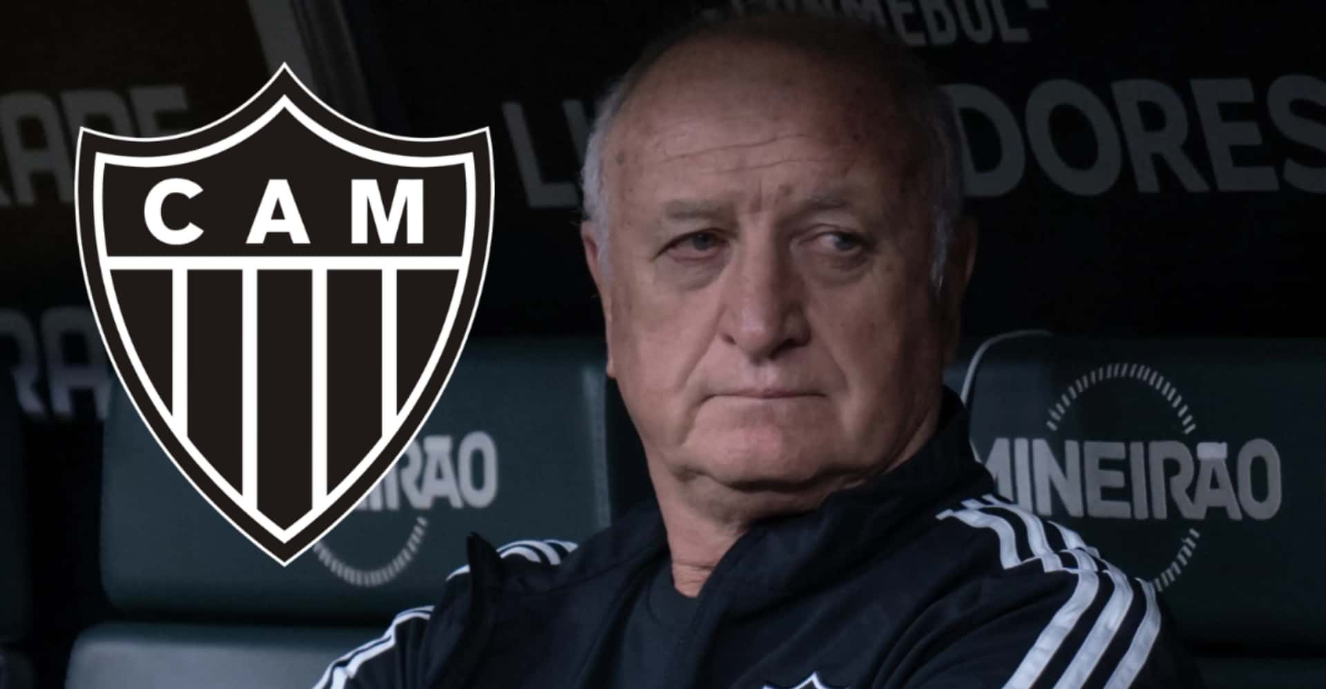 Felipão no banco de reservas do Mineirão