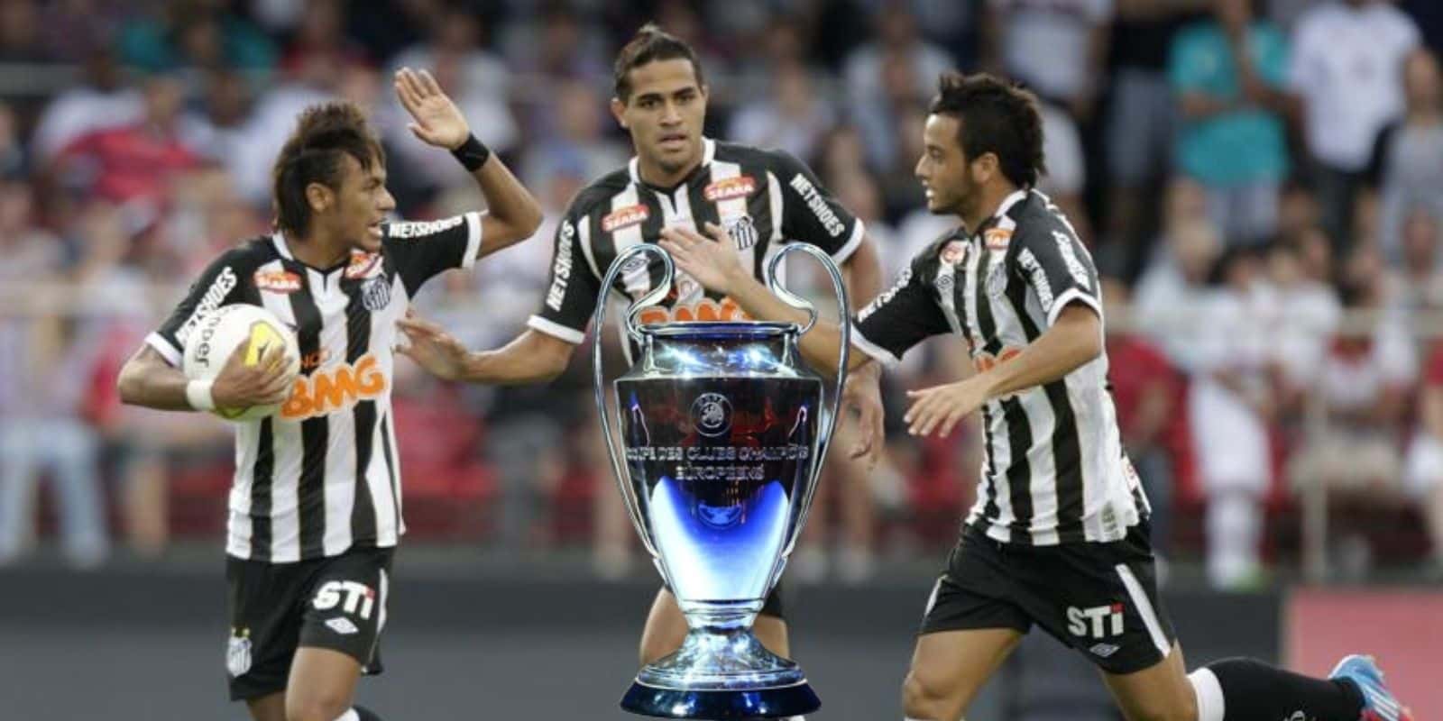 Felipe Anderson já jogou no Santos ao lado de Neymar