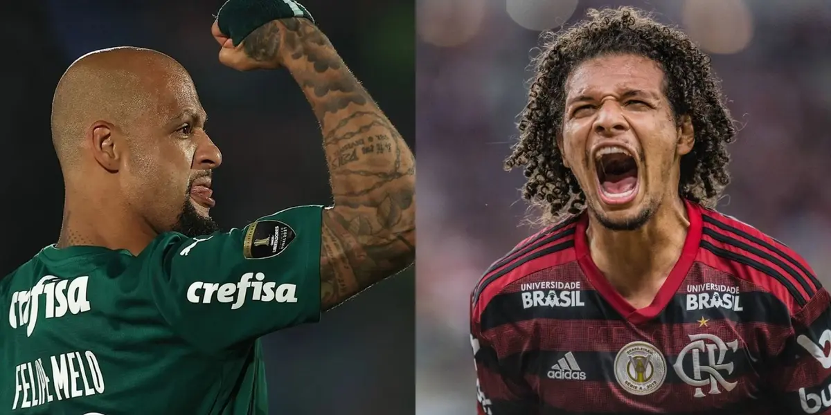 Felipe Melo entra nos minutos finais do jogo, briga com árbitro e provoca Flamengo em título da Libertadores