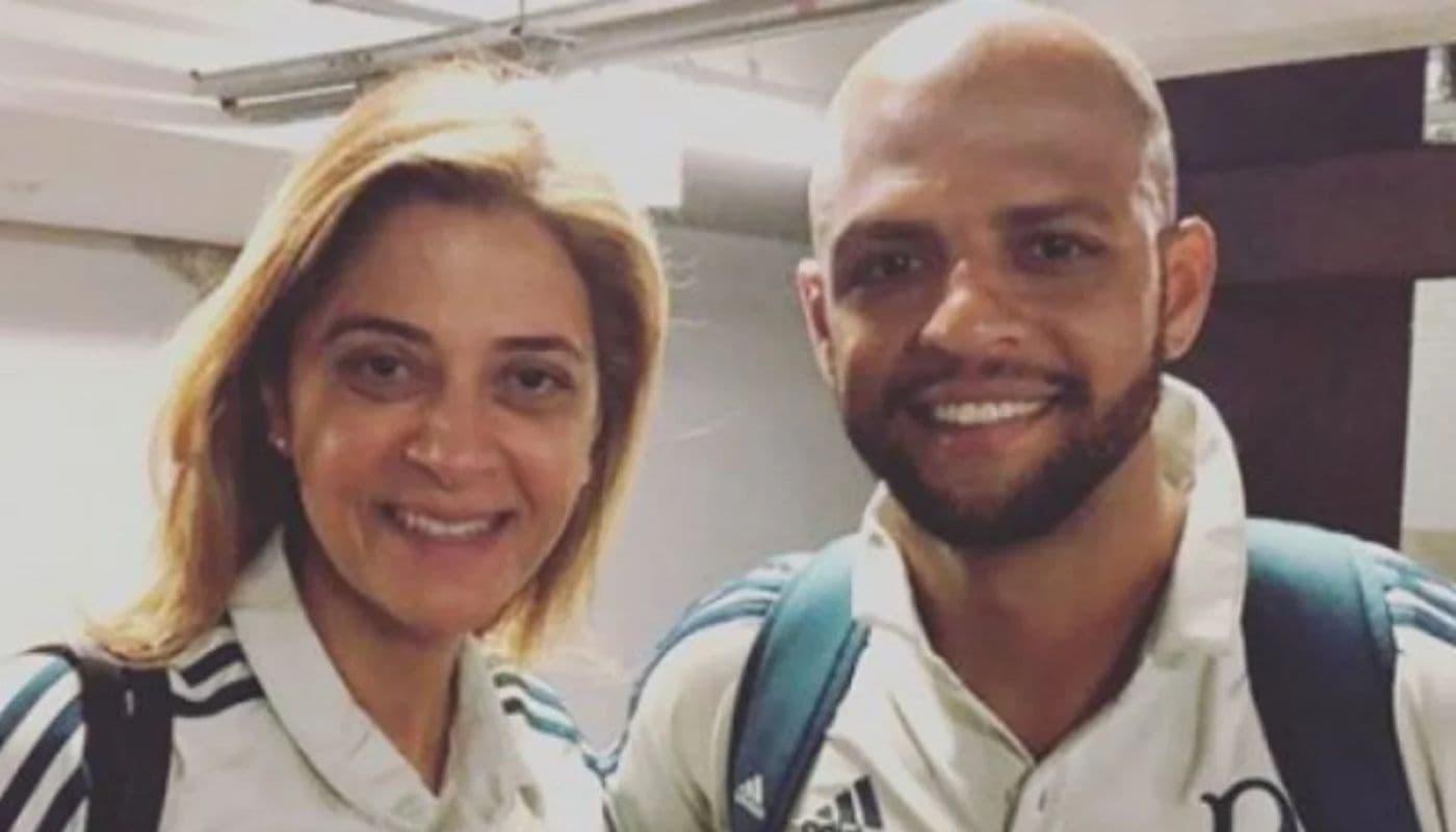 Felipe Melo manda recado nada gentil para nova presidente do Palmeiras que o mandou embora