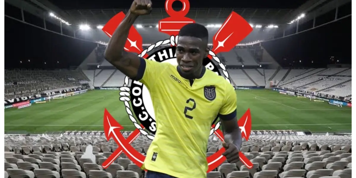 Félix Torres com a camisa da Seleção do Equador