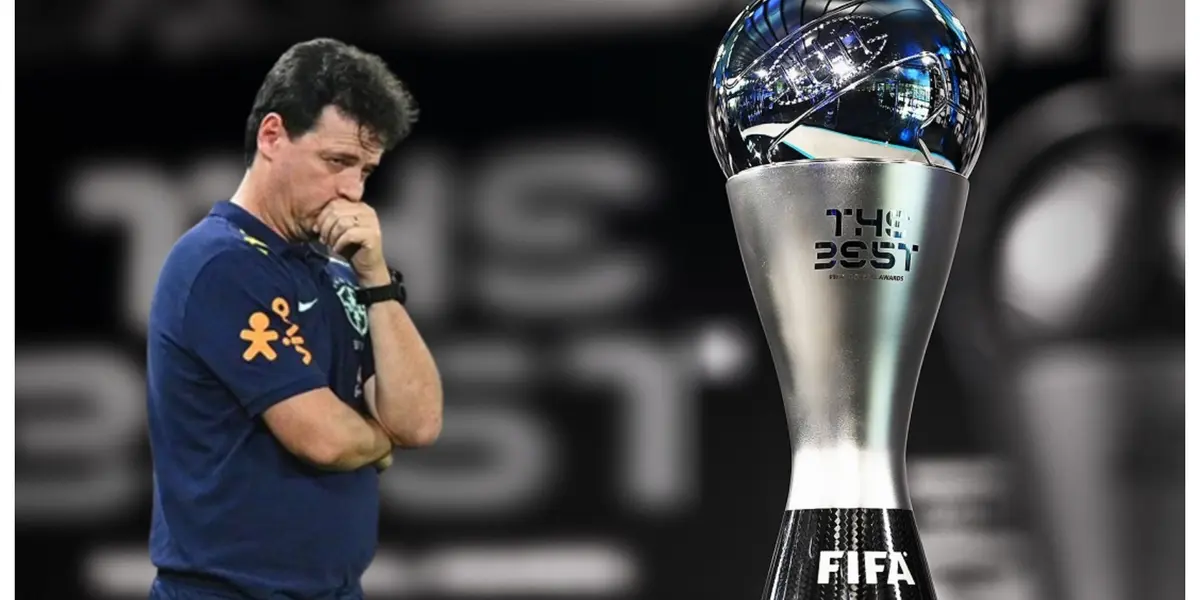 Fernando Diniz com a camisa da Seleção Brasileira