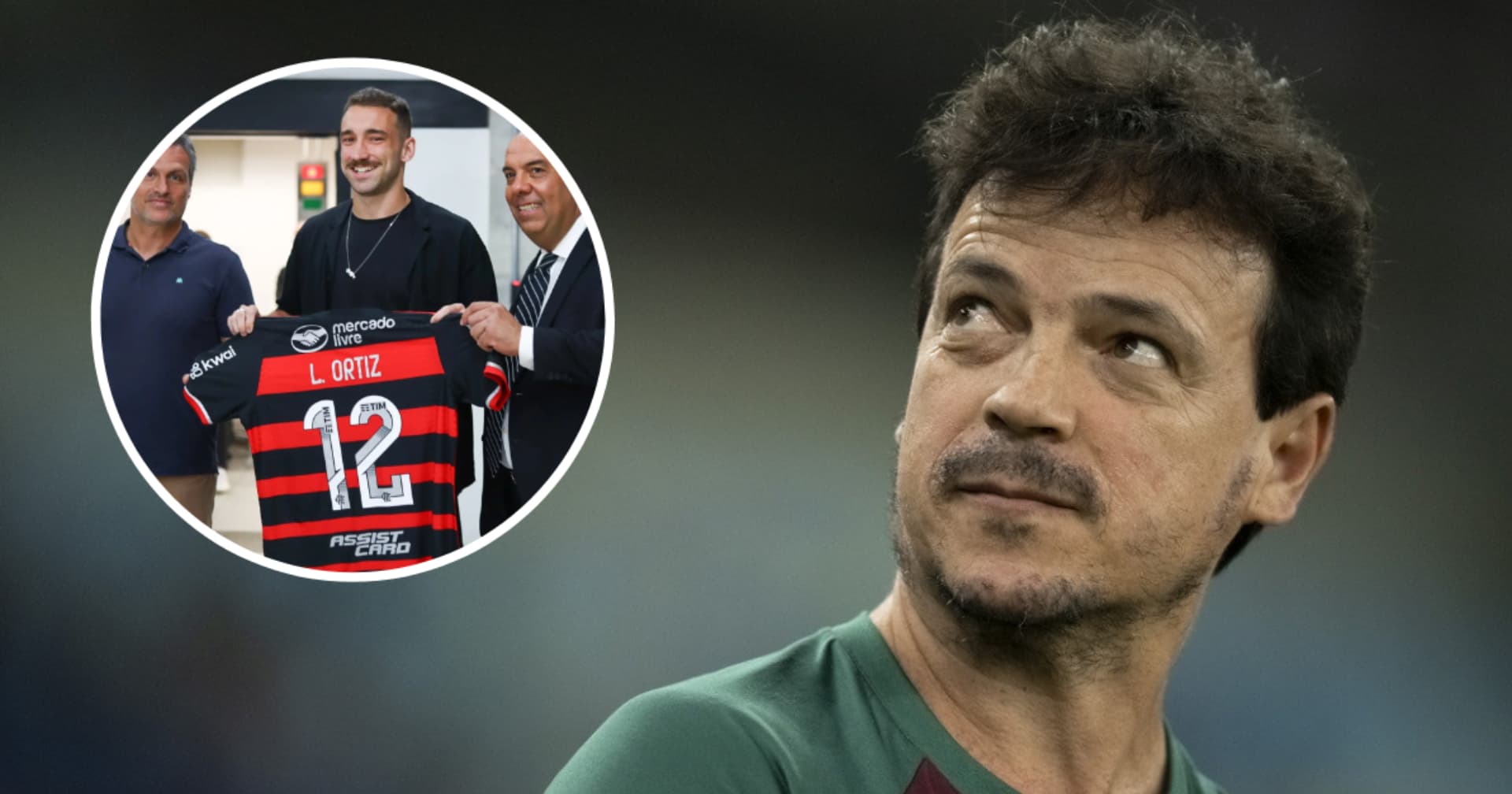 Fernando Diniz e Léo Ortiz